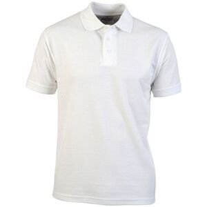 Absolute Apparel Mens Precision Polo Shirt / White